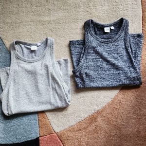 🌻3 for $30🌻 Set of Two Sparkly Gap Racer Back Tanks NWOT